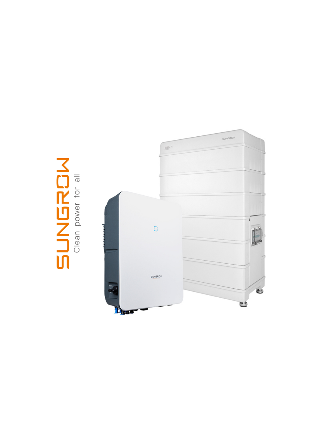 Sungrow Kit 19,2 kWh + 10 kWp (1 x SBR192 + 1 x SH10.0 RT-20 V11) KIT-SUNGROW-T-10-19.2