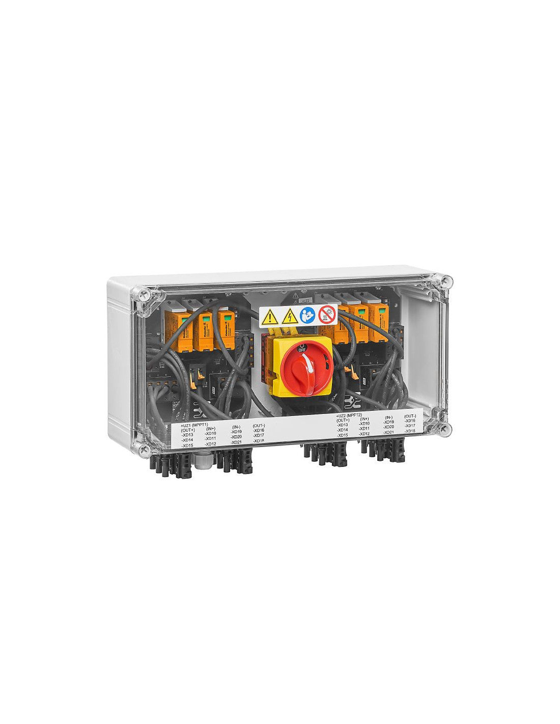 Kombinierer Box Weidmüller PV Nächster 1100 V 2MPP 3 Einträge SPD EVO 2