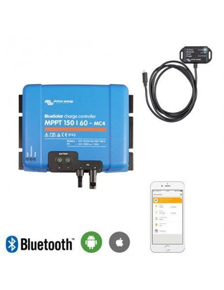 Laderegler 60Ah MPPT 12/24/48V 150Voc + Bluetooth Victron Energy