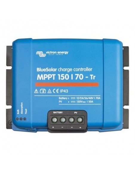 Laderegler 70Ah MPPT 12/24/48V 150Voc TR + Bluetooth Victron Energy