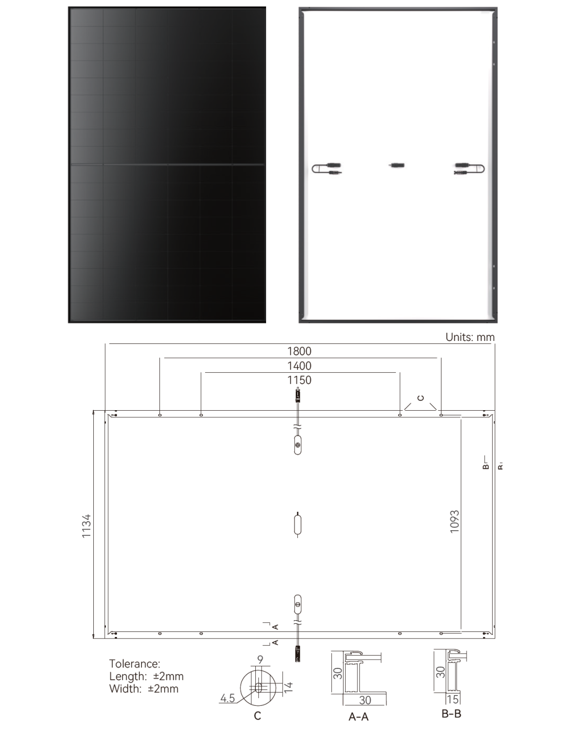 Longi Solar EcoLife AntiGlare LR7-54HVB 465M LR7-54HVB-465M