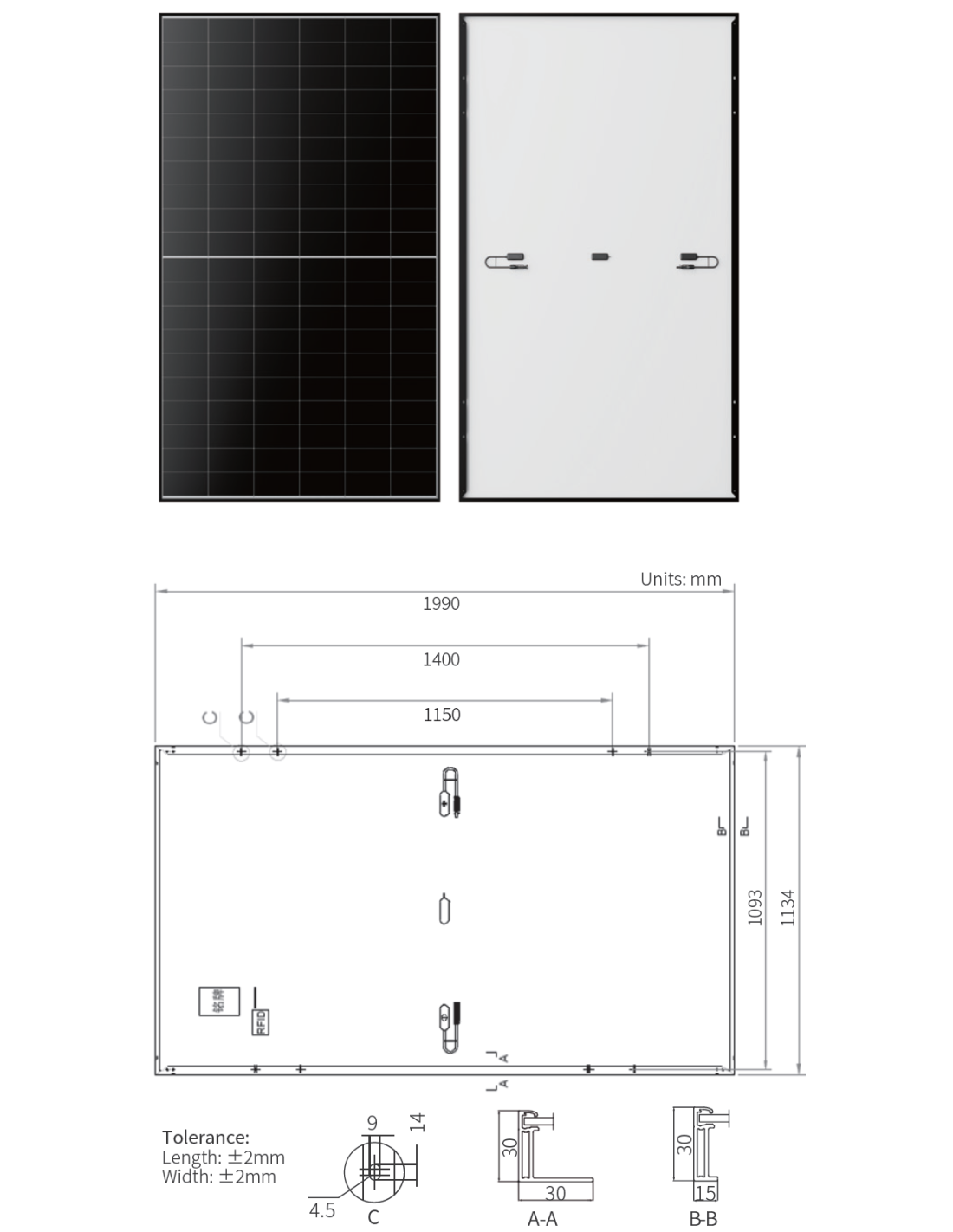 Longi Solar Hi-MO X10 Scientist LR7-60HVH-540M (pallet mit 36 pcs.)