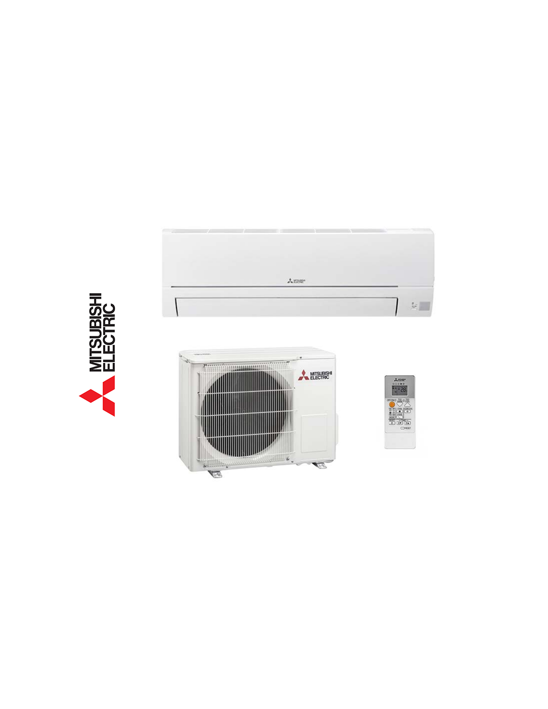 Mitsubishi Electric Climatizzatore Condizionatore Inverter Classe A++ Btu 9000 MSZ-HR25VF Gas R32 KIT-HR25-9000-MONO