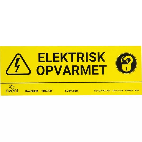 nVent Kennzeichnungsaufkleber ETL-G
