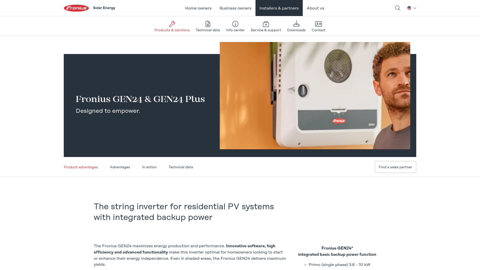 Fronius Primo GEN24 Plus 3.6 kW Inverter