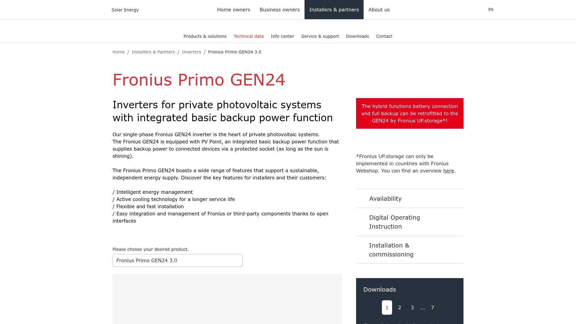 Fronius Primo GEN24 10.0 Plus Inverter