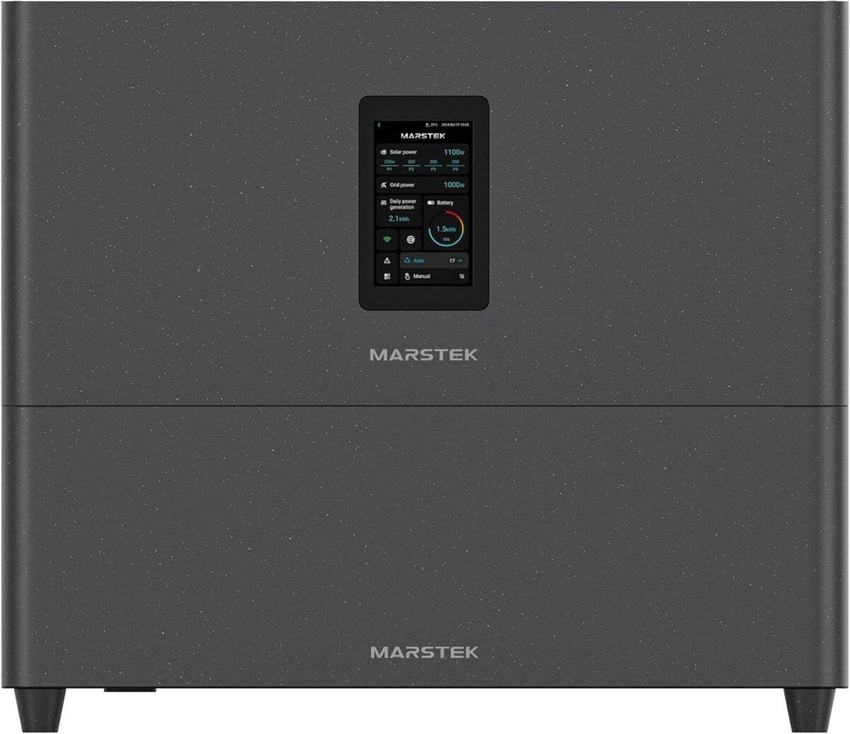 MARSTEK Solarspeicher 5,120Wh Solarbank für Haus Balkon Terrasse mit Smart Meter