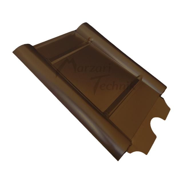 MARZARI Blechziegel MTP-BT-BR, Typ Beton, braun