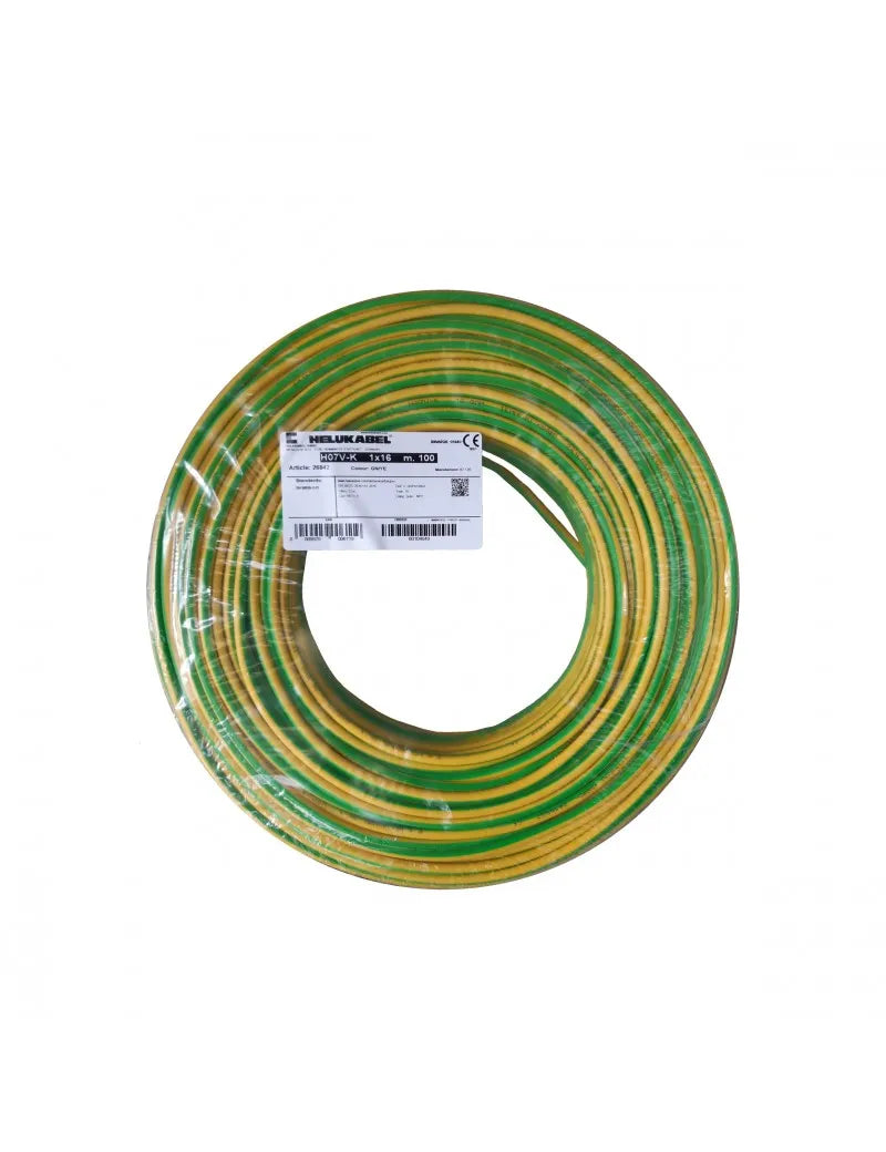 Helukabel 16 mm2 100 m gelb-grünes Kabel