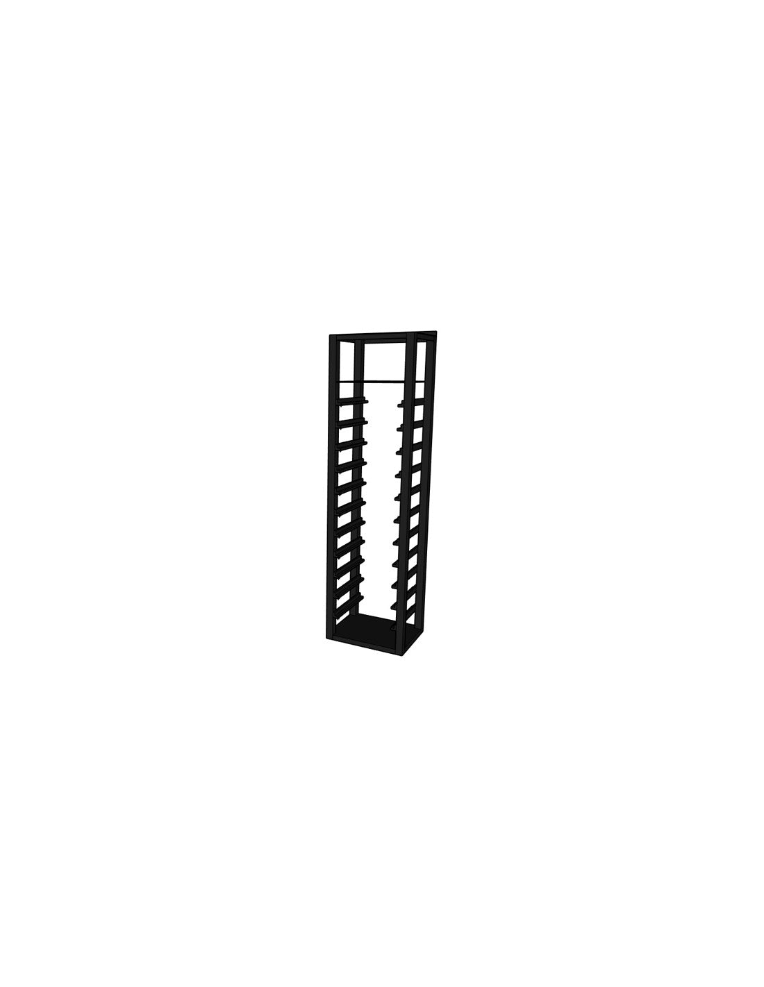 Rack-Schrank für bis zu 12 Pylontech BMS-Photovoltaik-Lithium-Batteriemodule