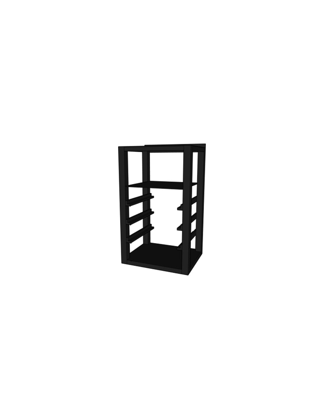 Rack-Schrank für bis zu 4 Pylontech BMS-Photovoltaik-Lithium-Batteriemodule
