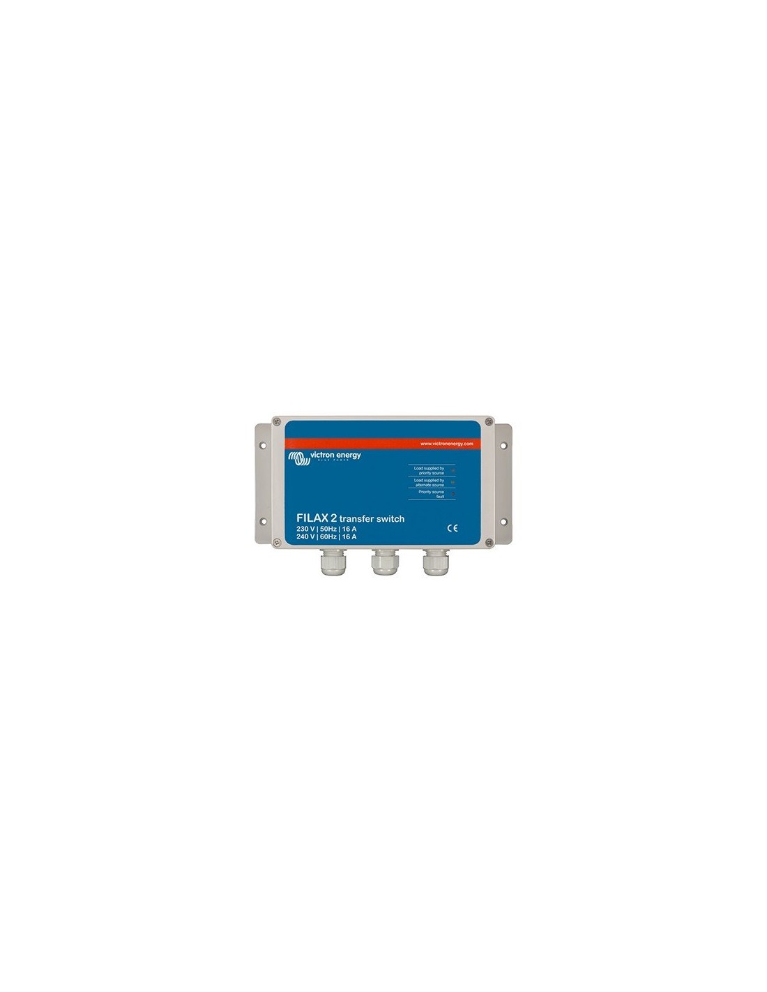Schalten Filax 2 Ultra schnelle Übertragungb AC 16A 230V 50Hz Victron Energy