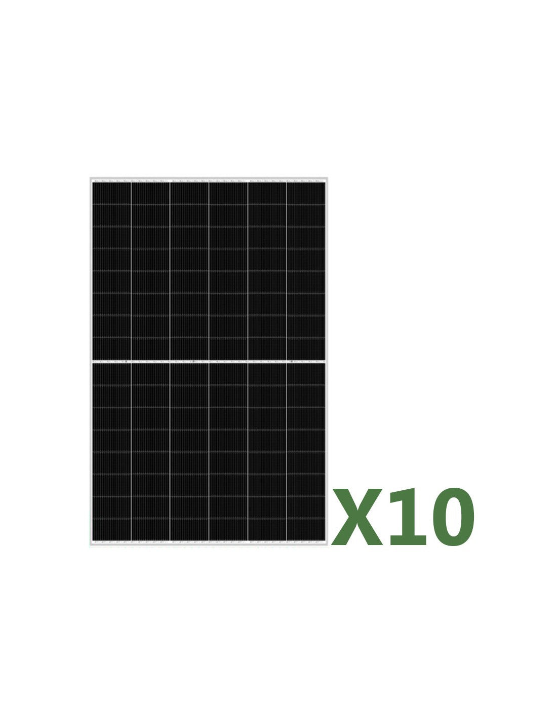 Set 10 455W Gesamt 4550W bifaziales Photovoltaik-Solarmodul mono EGING PV