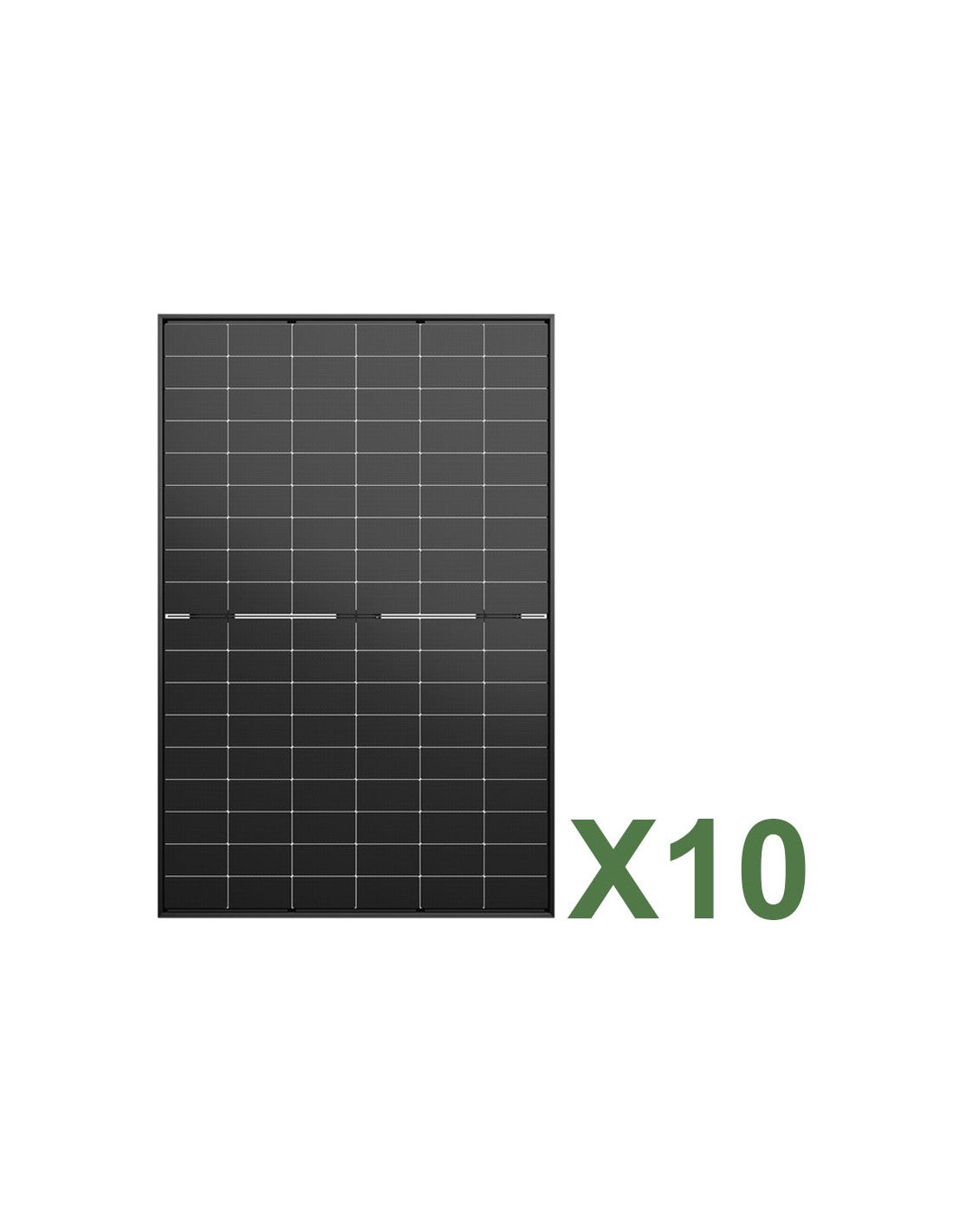 Set 10 Jinko Solar Tiger Neo 515W Gesamt 5150W mono bifaziales Photovoltaik-Solarmodul...