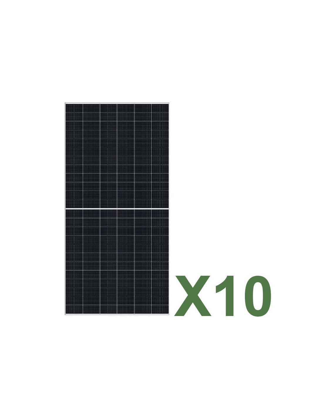 Set 10 TCL SOLAR T CLASS 625W Gesamt 6250W Mono Doppelseitiges Photovoltaik-Solarmodul