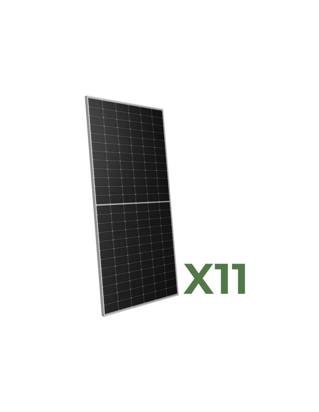 Set 11 595W summe 6545W bifaziale Photovoltaik-Solarmodul mono Peimar Halbzellen