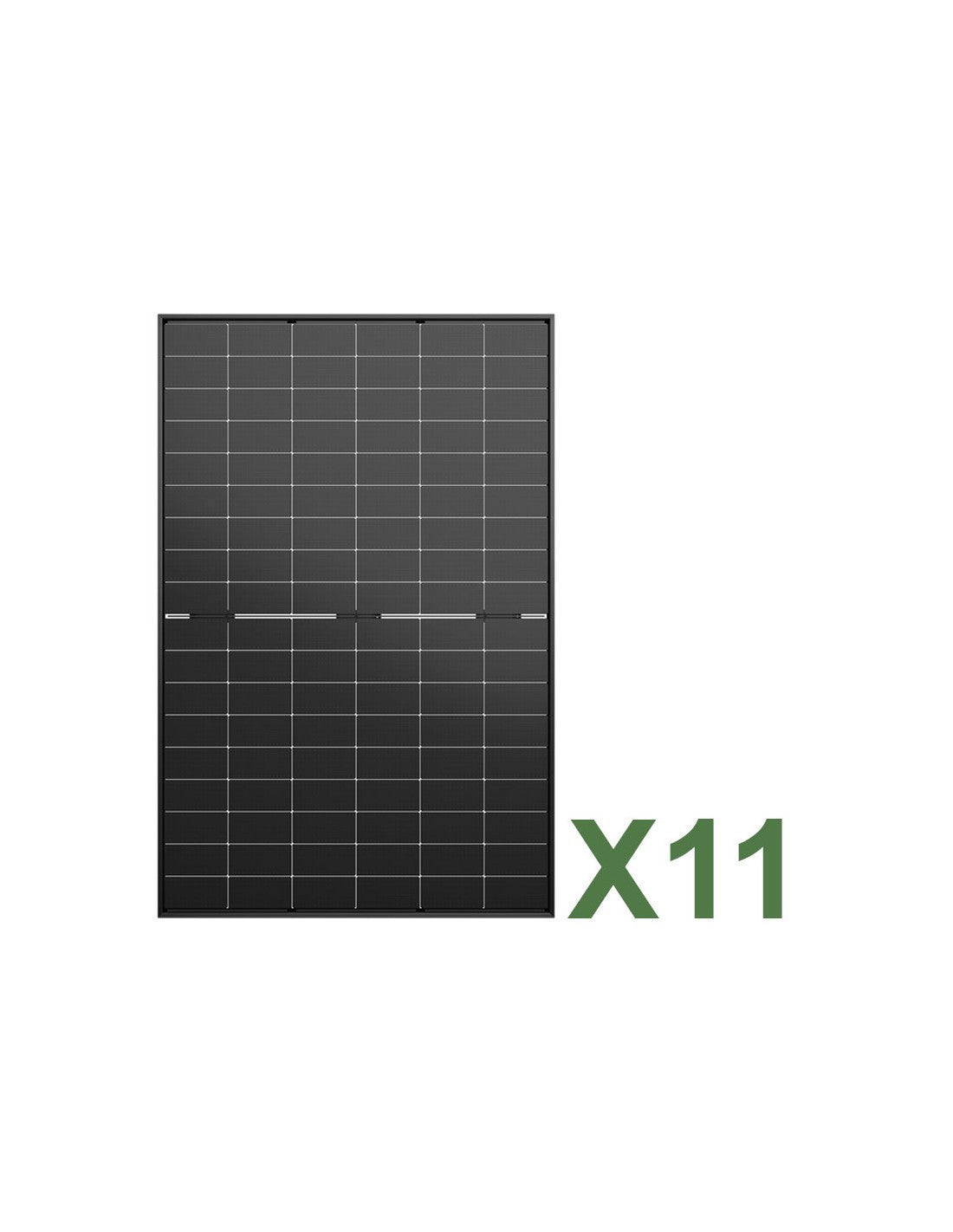 Set 11 Jinko Solar Tiger Neo 515W Gesamt 5665W mono bifaziales Photovoltaik-Solarmodul...
