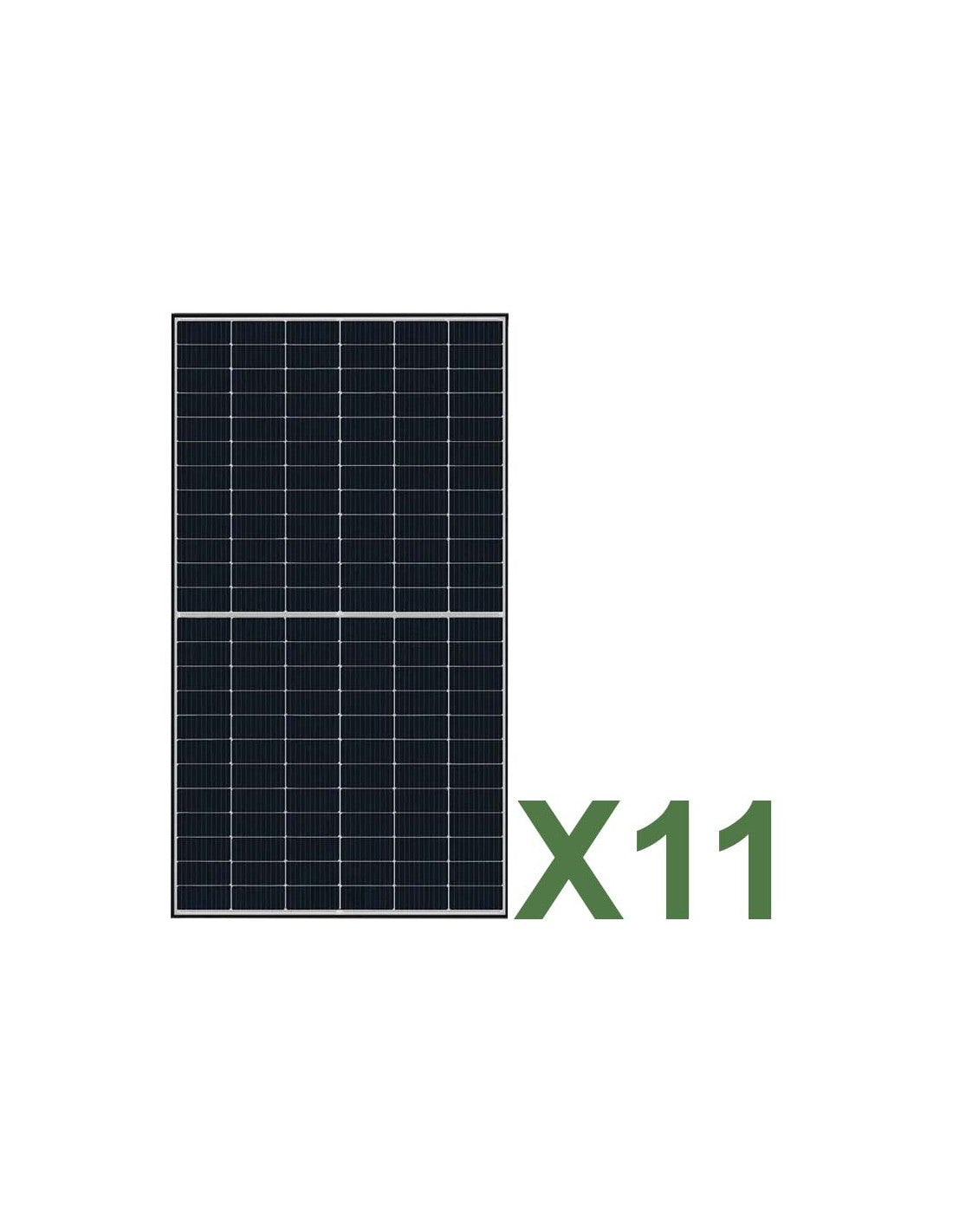 Set 11 TCL SOLAR T CLASS 620W Gesamt 6820W Mono Doppelseitiges Photovoltaik-Solarmodul