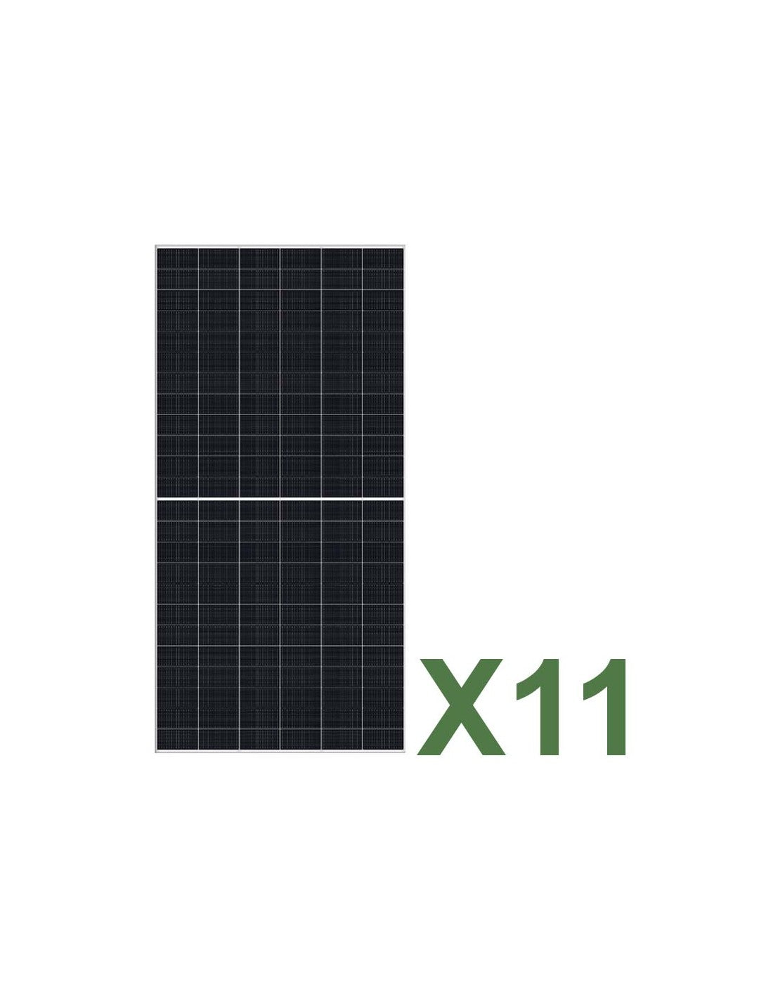 Set 11 TCL SOLAR T CLASS 625W Gesamt 6875W Mono Doppelseitiges Photovoltaik-Solarmodul