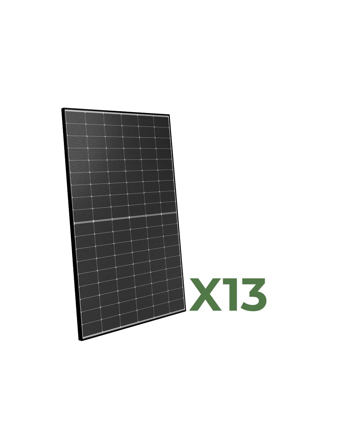 Set 13 Doppelseitiges Photovoltaik-Solarmodul 450W Gesamt 5850W mono Peimar
