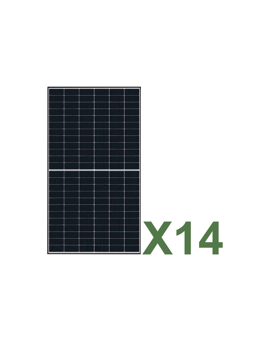 Set 14 TCL SOLAR T CLASS 620W Gesamt 8680W Mono Doppelseitiges Photovoltaik-Solarmodul