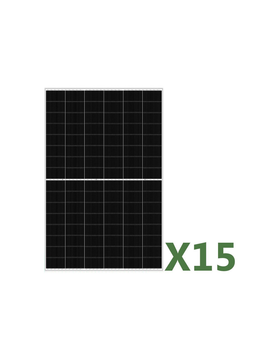Set 15 455W Gesamt 6825W bifaziales Photovoltaik-Solarmodul mono EGING PV