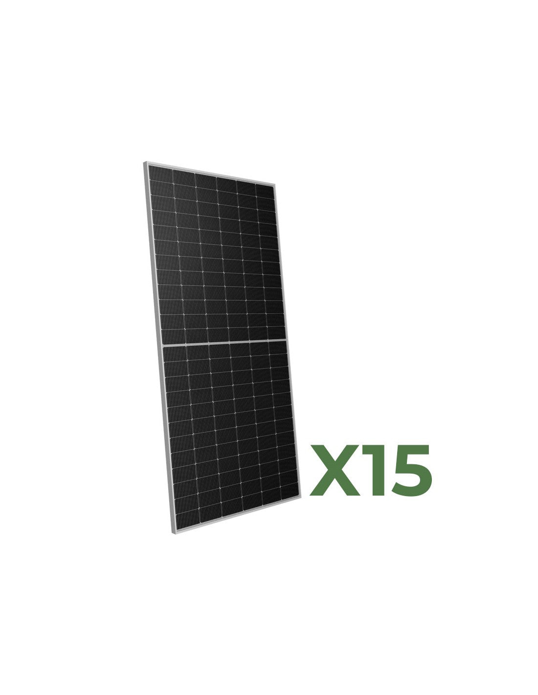 Set 15 595W summe 8925W bifaziale Photovoltaik-Solarmodul mono Peimar Halbzellen