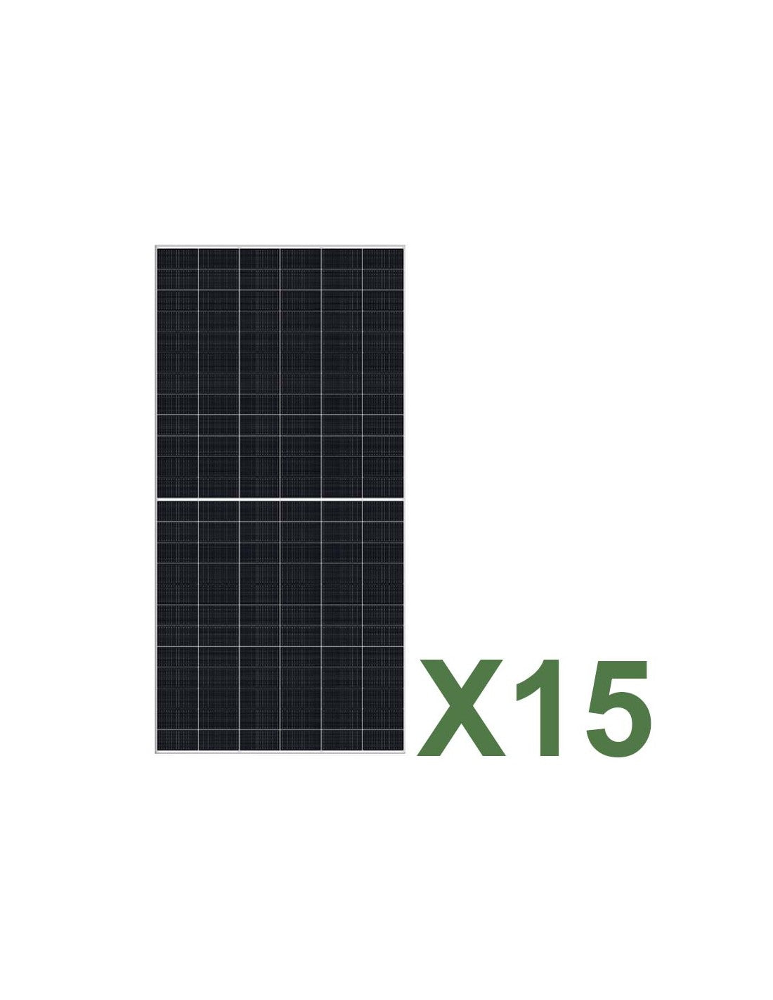 Set 15 TCL SOLAR T CLASS 625W Gesamt 9375W Mono Doppelseitiges Photovoltaik-Solarmodul