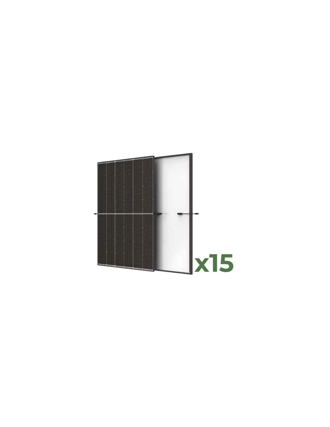 Set 15 TRINASOLAR Vertex S+ 455W Gesamt 6825W Mono Photovoltaik-Solarmodul