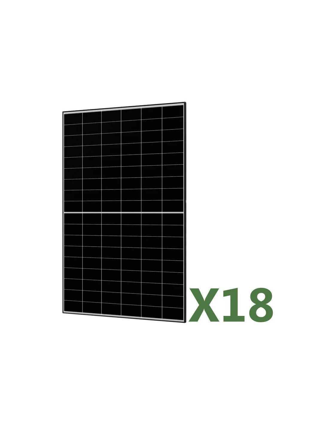 Set 18 Photovoltaik-Solarmodul 475W Gesamt 8550W AIKO mono schwarzer rahmen
