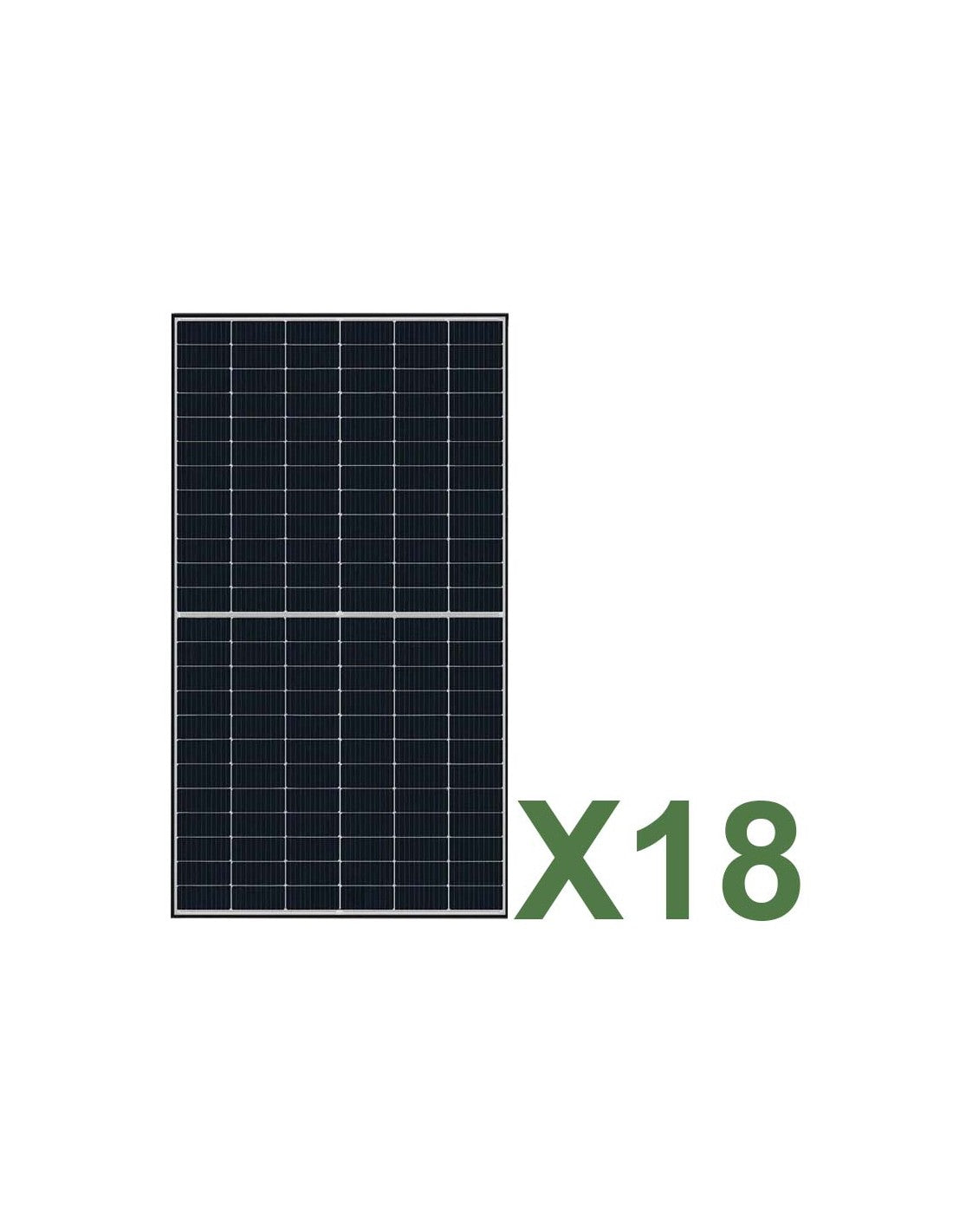 Set 18 TCL SOLAR T CLASS 620W Gesamt 11160W Mono Doppelseitiges Photovoltaik-Solarmodul