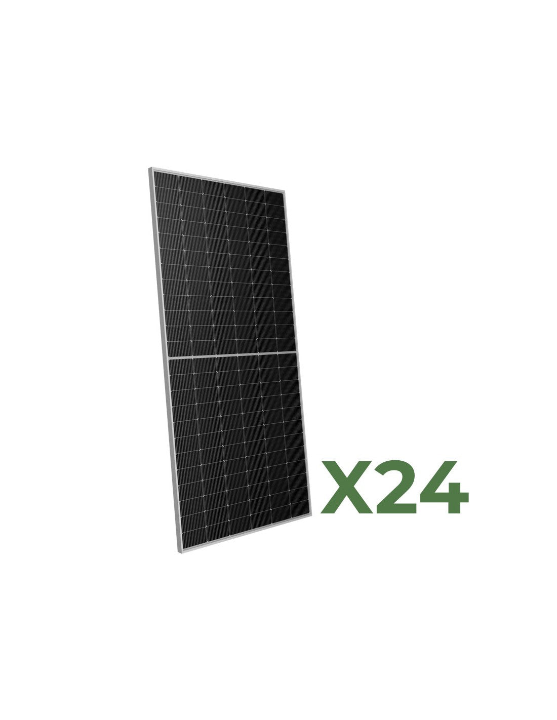 Set 24 595W summe 14280W bifaziale Photovoltaik-Solarmodul mono Peimar Halbzelle