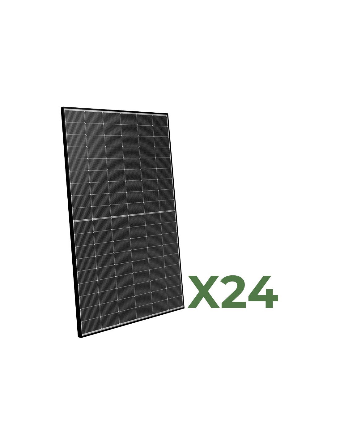Set 24 Doppelseitiges Photovoltaik-Solarmodul 450W Gesamt 10800W mono Peimar