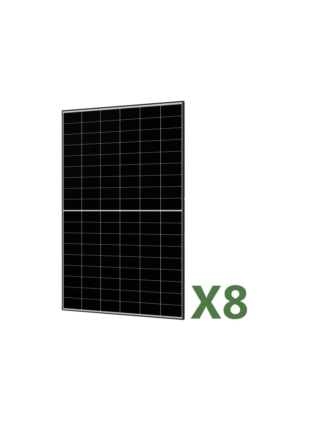Set 8 Photovoltaik-Solarmodul 475W Gesamt 3800W AIKO mono schwarzer rahmen