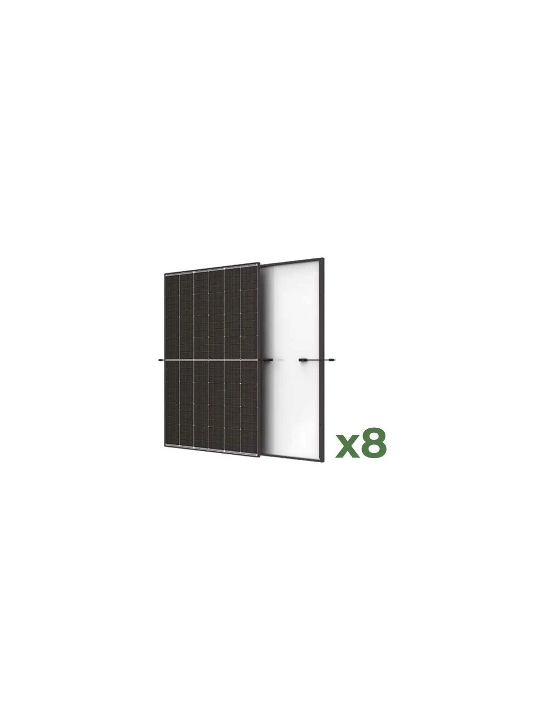 Set 8 TRINASOLAR Vertex S+ 455W Gesamt 3640W Mono Photovoltaik-Solarmodul