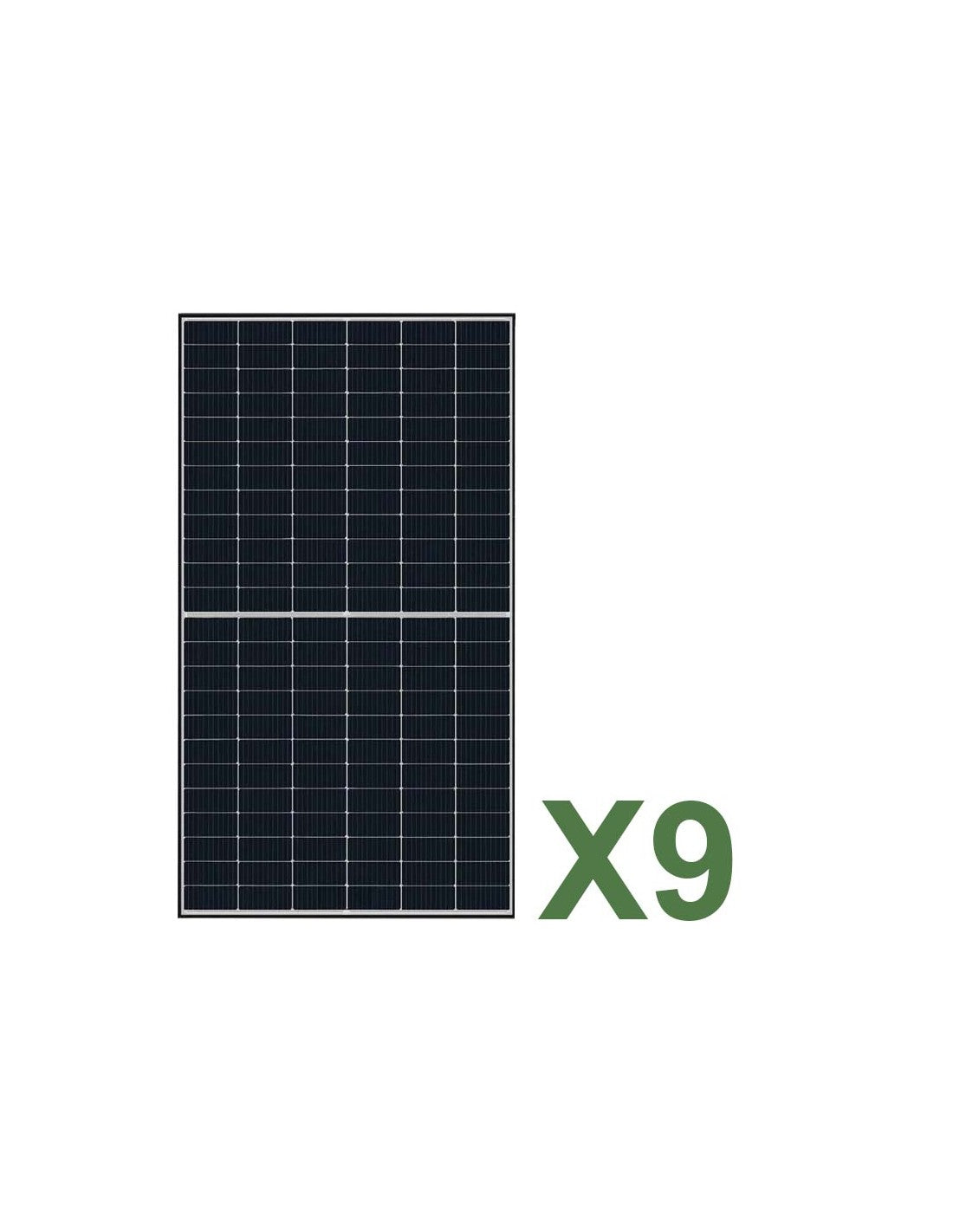 Set 9 TCL SOLAR T CLASS 620W Gesamt 5580W Mono Doppelseitiges Photovoltaik-Solarmodul