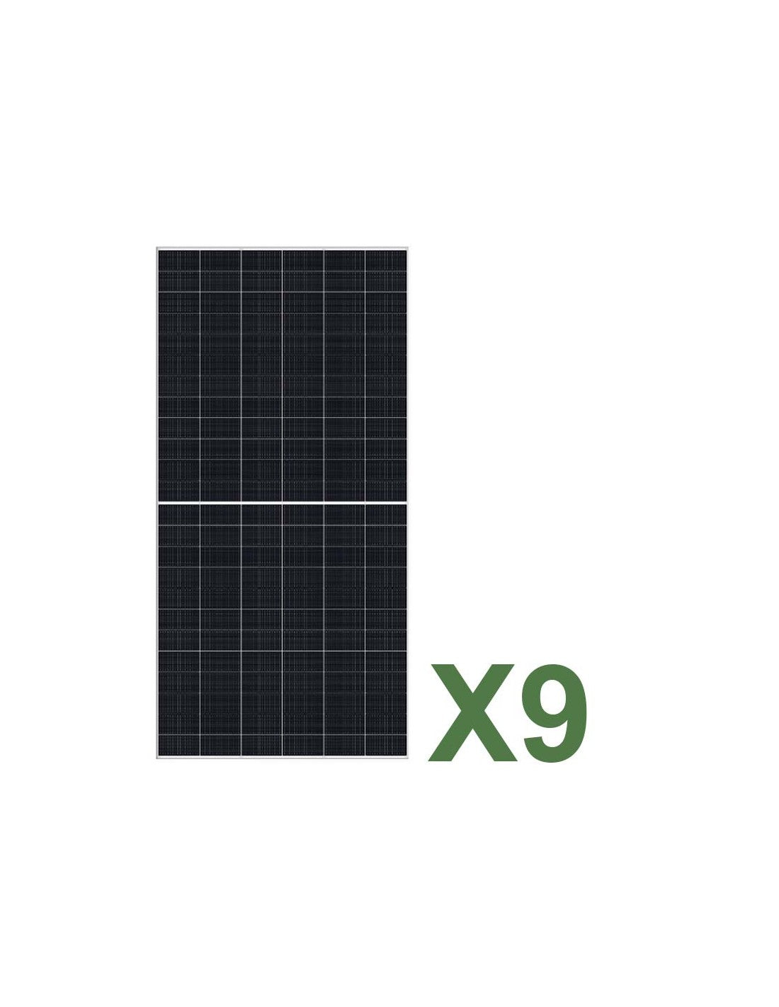 Set 9 TCL SOLAR T CLASS 625W Gesamt 5625W Mono Doppelseitiges Photovoltaik-Solarmodul