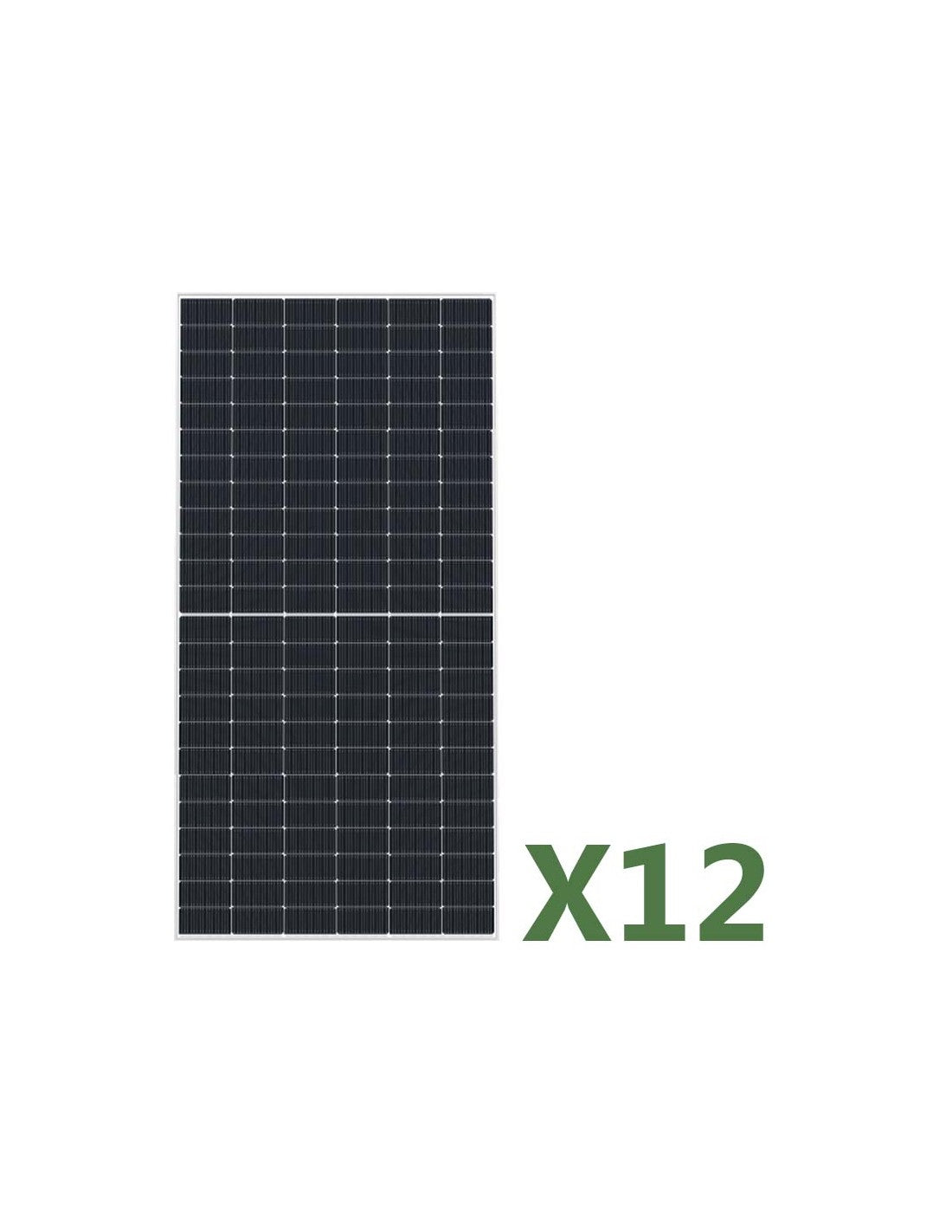 Set mit 12 585W bifaziales Photovoltaik-Solarmodul Gesamt 7020W mono EGING PV