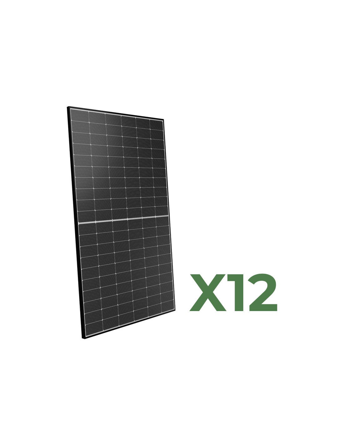 Set mit 12 doppelseitigen Photovoltaik-Solarmodulen 500W tot. 6000W mono Peimar...