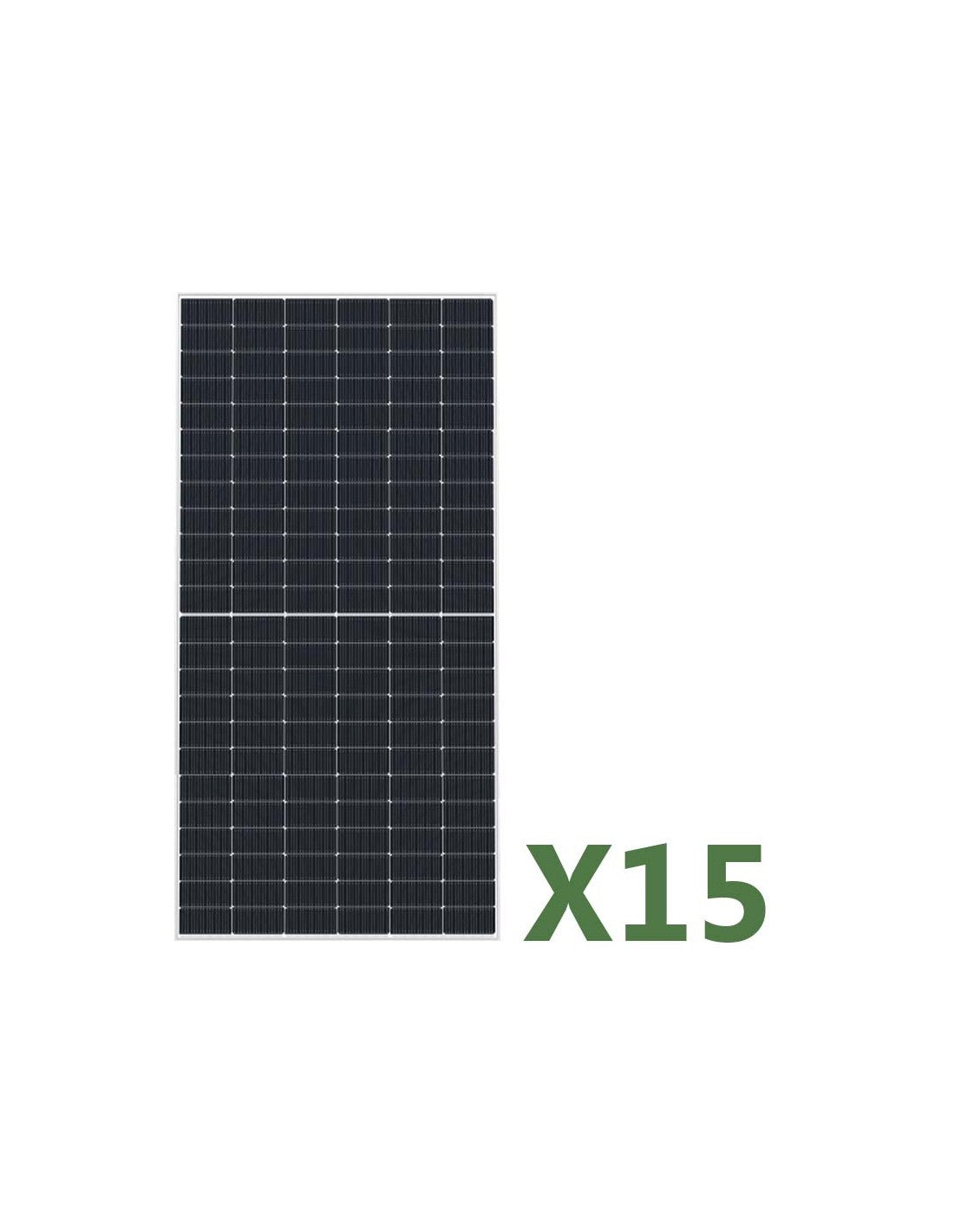 Set mit 15 585W bifaziales Photovoltaik-Solarmodul Gesamt 8775W mono EGING PV