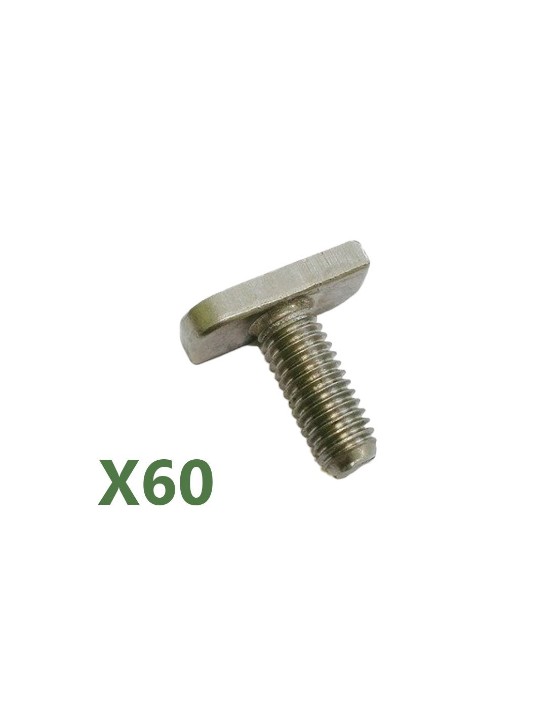 Set mit 60 Hammerkopfschrauben M10/25