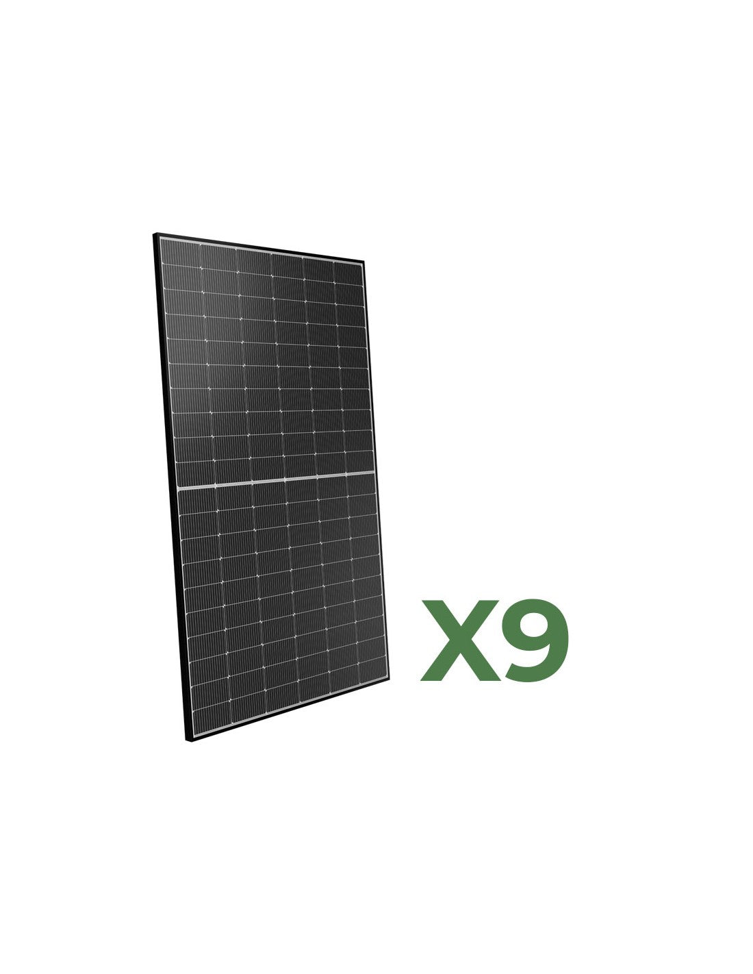 Set mit 9 doppelseitigen Photovoltaik-Solarmodulen 500W tot. 4500W mono Peimar...