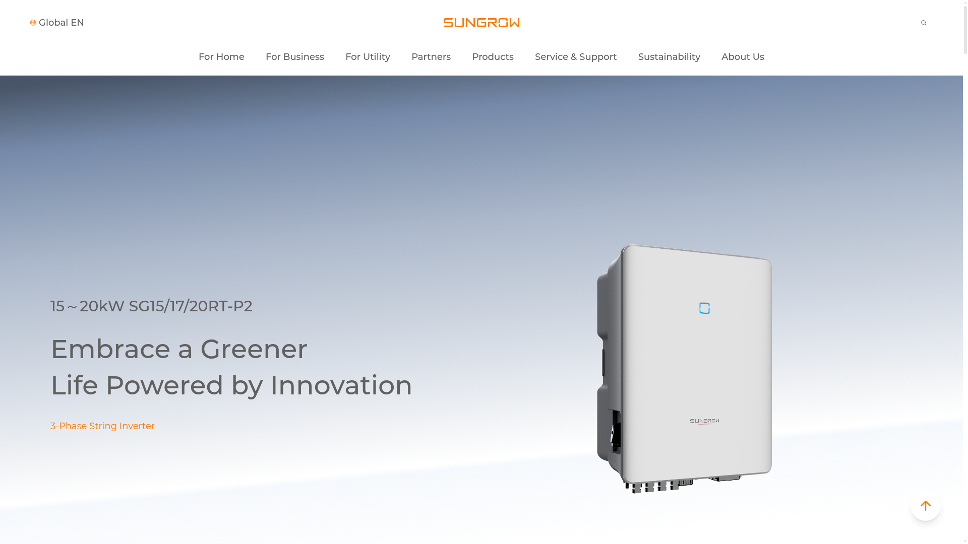 Sungrow SG20RT Inverter für Solarenergie