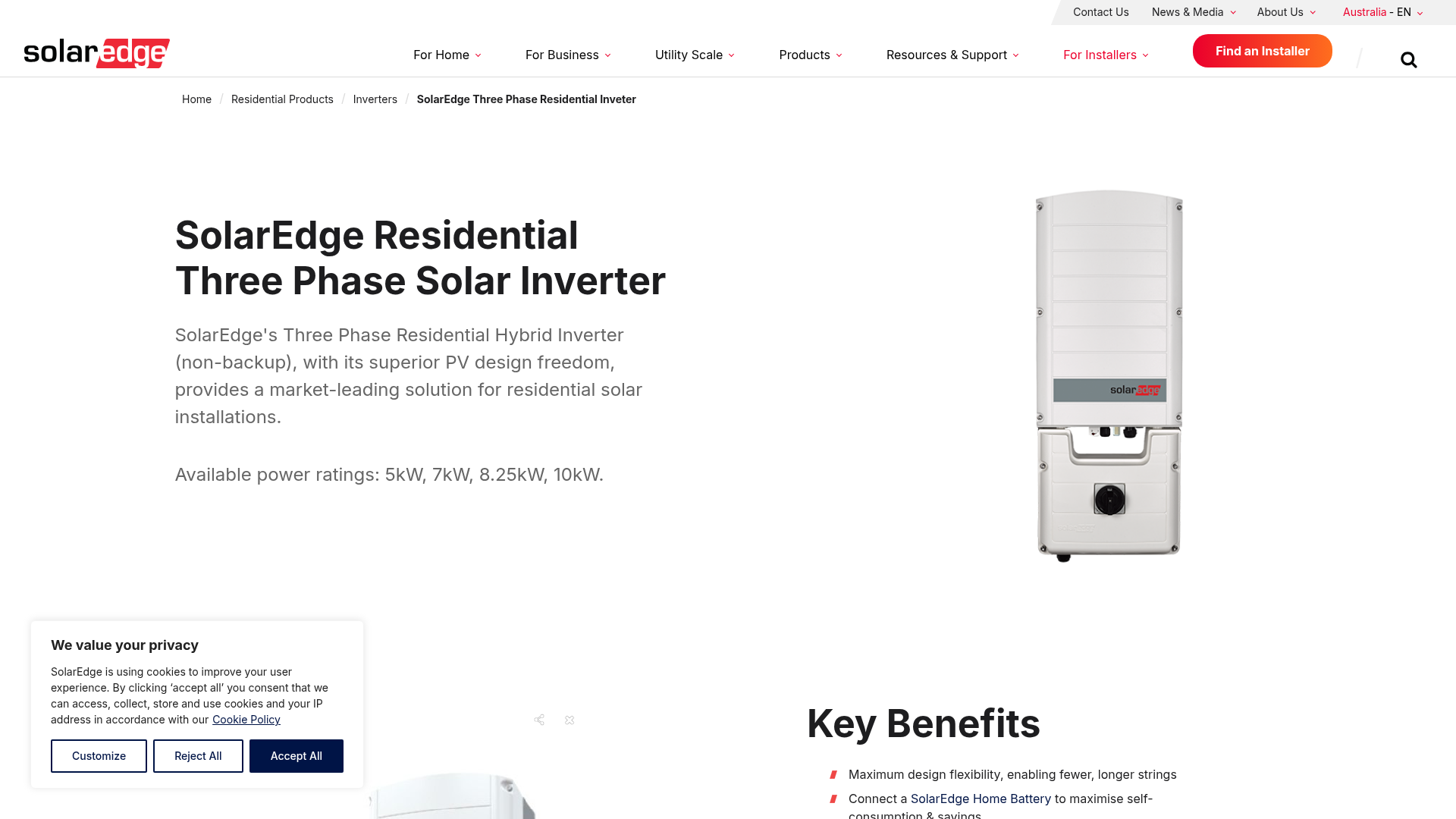 SolarEdge SE10K Wechselrichter