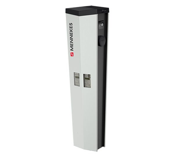 Solarics_MENNEKES Angebote AMEDIO PROFESSIONAL 2X 22 KW *WAREHOUSE DEAL* AC-LADESÄULE, 2X TYP 2 LADEBUCHSE, RFID