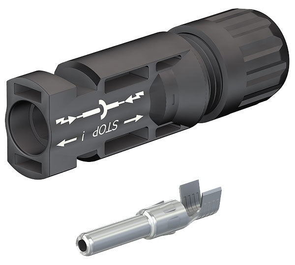 Solarics_STÄUBLI Steckverbinder MC4 MALE KST4/6X-UR MC4 KUPPLUNGSSTECKER (-) FÜR KABEL Ø 4-6MM²