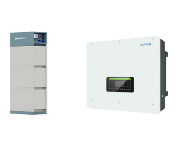 Solarics_PYLONTECH + SOFAR Solarspeicher PYLONTECH FORCE H2 10.1 + SOFAR HYD 20KTL-3PH