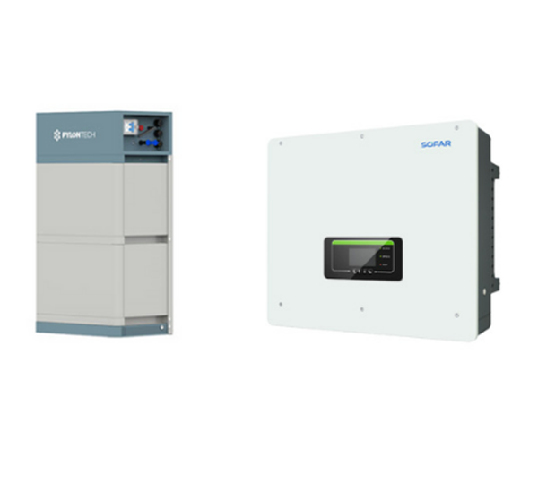 Solarics_PYLONTECH + SOFAR  Solarspeicher PYLONTECH FORCE H2 6.7 + SOFAR HYD 5KTL-3PH