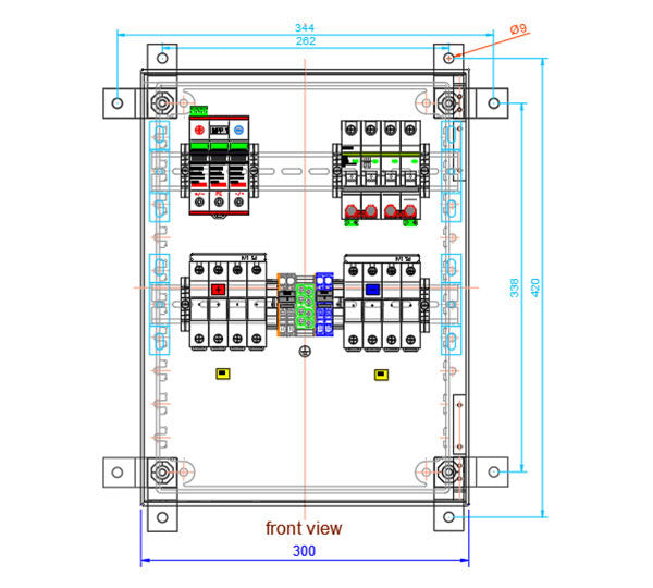 Solarics_ENWITEC Trennstellen und Anschlusskästen GAK TYPE S-1000-4S(2X)XX-T63-BC-W-PES-1.0