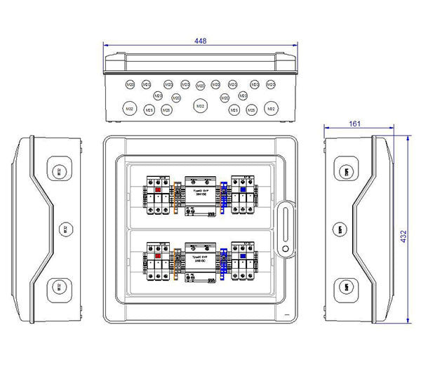 Solarics_ENWITEC Trennstellen und Anschlusskästen GAK TYPE S-1000-2X3S(X2)XX-X-BC-PC-1.0